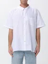 Barbour Shirt Men  In White