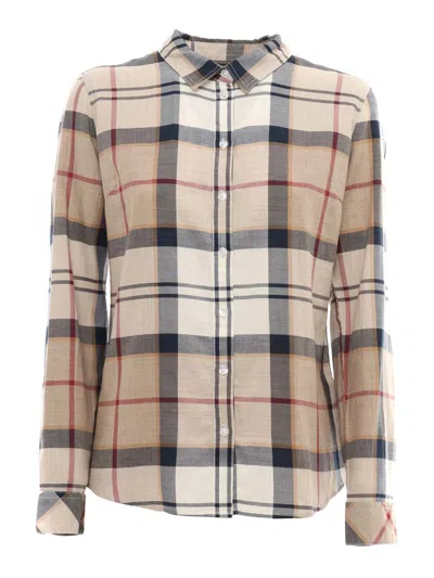 Barbour Plaid-patterned Long-sleeve Shirt In Rosewood