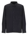 Barbour Oversize Cotton Shirt Long Sleeves In Blue