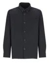 Barbour Oversize Cotton Shirt Long Sleeves In Blue