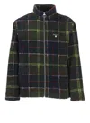 Barbour Jacket With Tartan Pattern In Multicolour