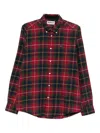 Barbour Fortrose Tartan-check Shirt In Red