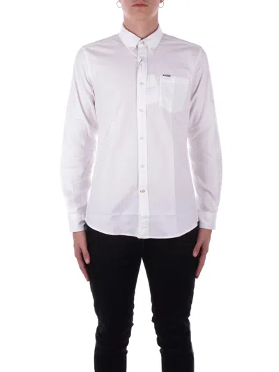 Barbour Shirts White In Bianco Chiari E Naturali
