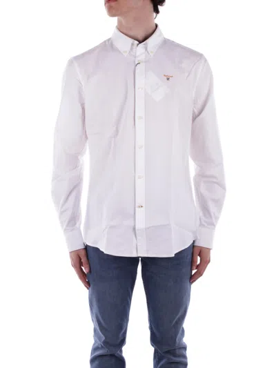 Barbour Shirts White In Bianco Chiari E Naturali