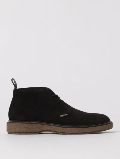 Barbour Shoes  Men Color Black In Animal Print