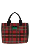 Barbour Women's X Ganni Waxed Tote Bag In Multi