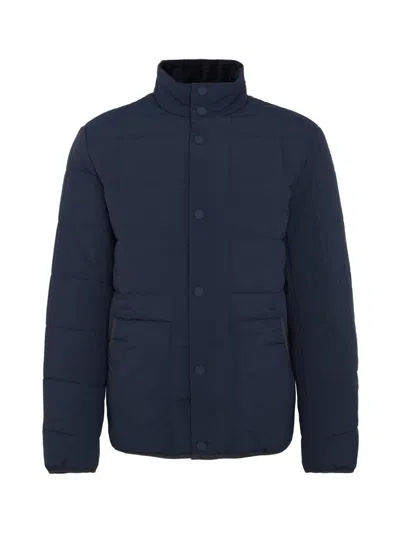 Barbour Shoreman Quilted Jacket In Blue