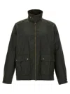 Barbour Bedale Coated-finish Jacket In Green
