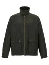 Barbour Bedale Coated-finish Jacket In Green