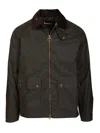 Barbour Short Bedale Wax Jackets Green In Green