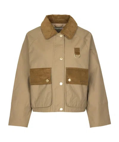 Barbour Short Jacket In Brown
