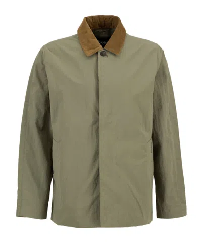 Barbour Short Rokig Showerproof Jacket In Green