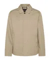 Barbour Short Rokig Waterproof Jacket Washed Stone In Brown