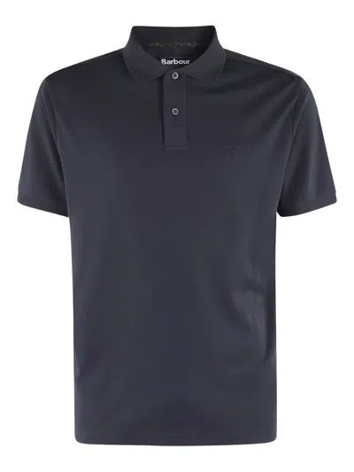 Barbour Short-sleeve Polo Shirt In Blue