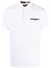 Barbour Short-sleeve Polo Shirt In White