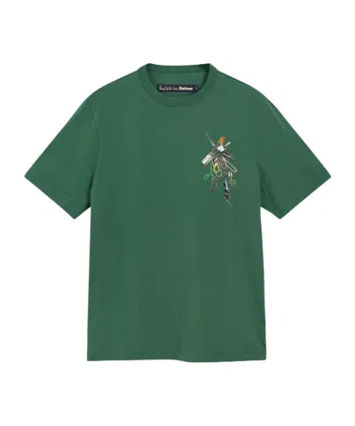 Barbour X Paul Smith Graphic-print T-shirt In Green