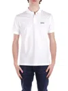Barbour Short-sleeved Polo Shirt In White