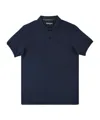 Barbour Short-sleeved Polo Shirt In Black