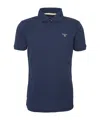 Barbour Short-sleeved Polo Shirt In Blue