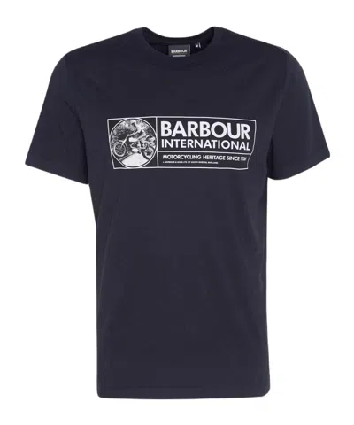 Barbour Short-sleeved T-shirt In Black