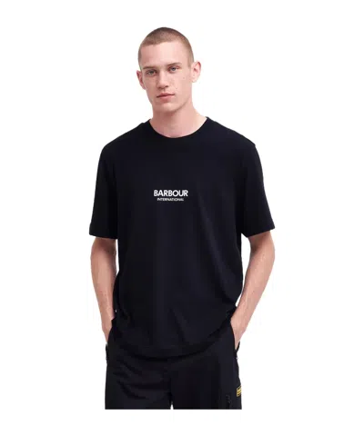 Barbour Short-sleeved T-shirt In Black
