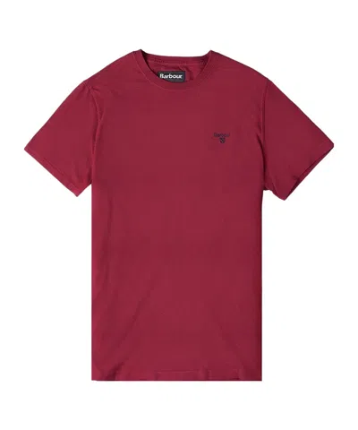 Barbour Short-sleeved T-shirt In Red