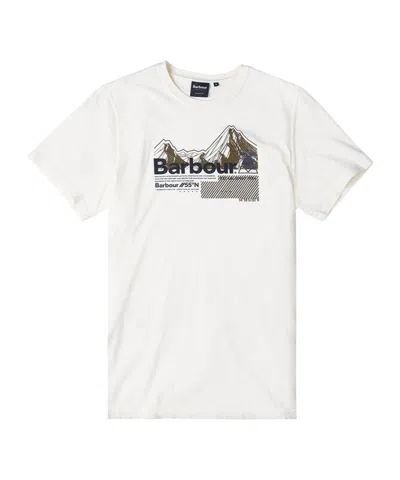 Barbour Short-sleeved T-shirt In White