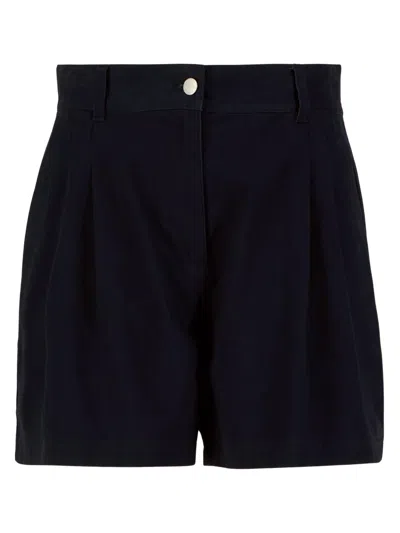 Barbour Fern Shorts Mit Falten In Black
