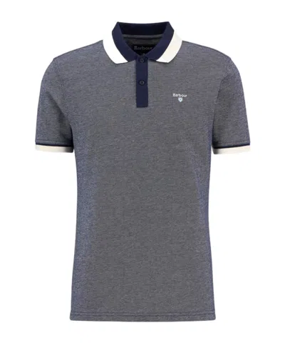 Barbour Helwith Tailored Fit Cotton Polo In White