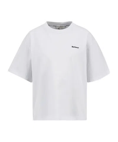 Barbour Short-sleeved T-shirt In White