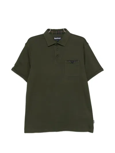 Barbour Short-sleeves Polo Shirt In Green