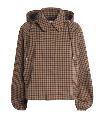 Barbour Audrey Showerproof Jacket In Brown