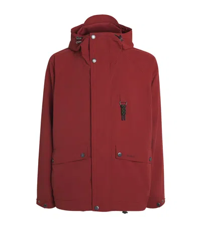 Barbour Re-engineered Showerproof Jacket Fired Brick In Brown