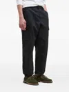 Barbour Silverbay Oversized Corduroy-pocket Trousers In Black