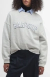 Barbour Silverdale Sweatshirt In Cloud Marl
