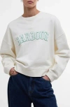 Barbour Silverdale Logo Sweatshirt In Neutral