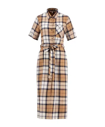 Barbour Simple And Elegant Midi Dress In Multi