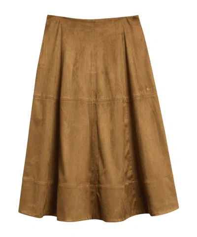 Barbour Simple Skirt In Brown