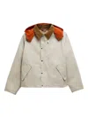 Barbour Long Sleeve Casual Jacket In Neutral