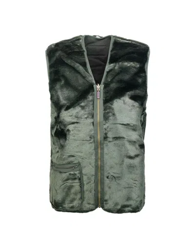 Barbour Zip-up Padded Gilet In Green