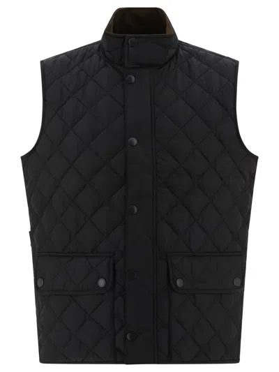 Barbour Lowerdale Sleeveless Quilted Gilet In Black
