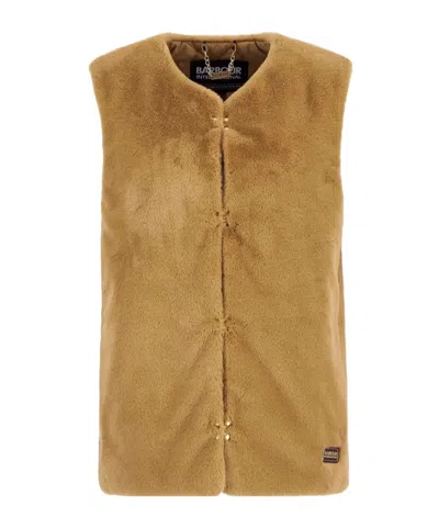 Barbour Sleeveless Vest In Brown