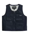 Barbour Waistcoat  Woman Color Blue In Dark Navy Blue/light Sand