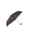 Barbour Small Tartan-print Umbrella In Black