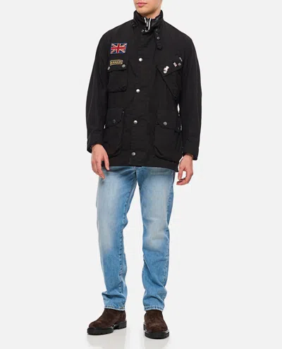 Barbour Smq 60th Anniversary Wax Jacket In Black