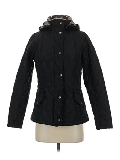 Pre-owned Barbour Snow Jacket In Black
