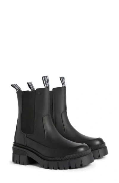 Barbour Sofie Leather Chelsea Boot In Black