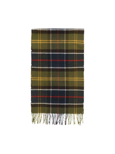 Barbour Soft Wool-acrylic Scarf For Men In Green