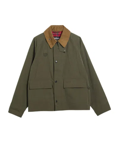 Barbour Solar Spey Casual Jacket In Green