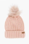 Barbour Saltburn Faux Fur Pom Beanie